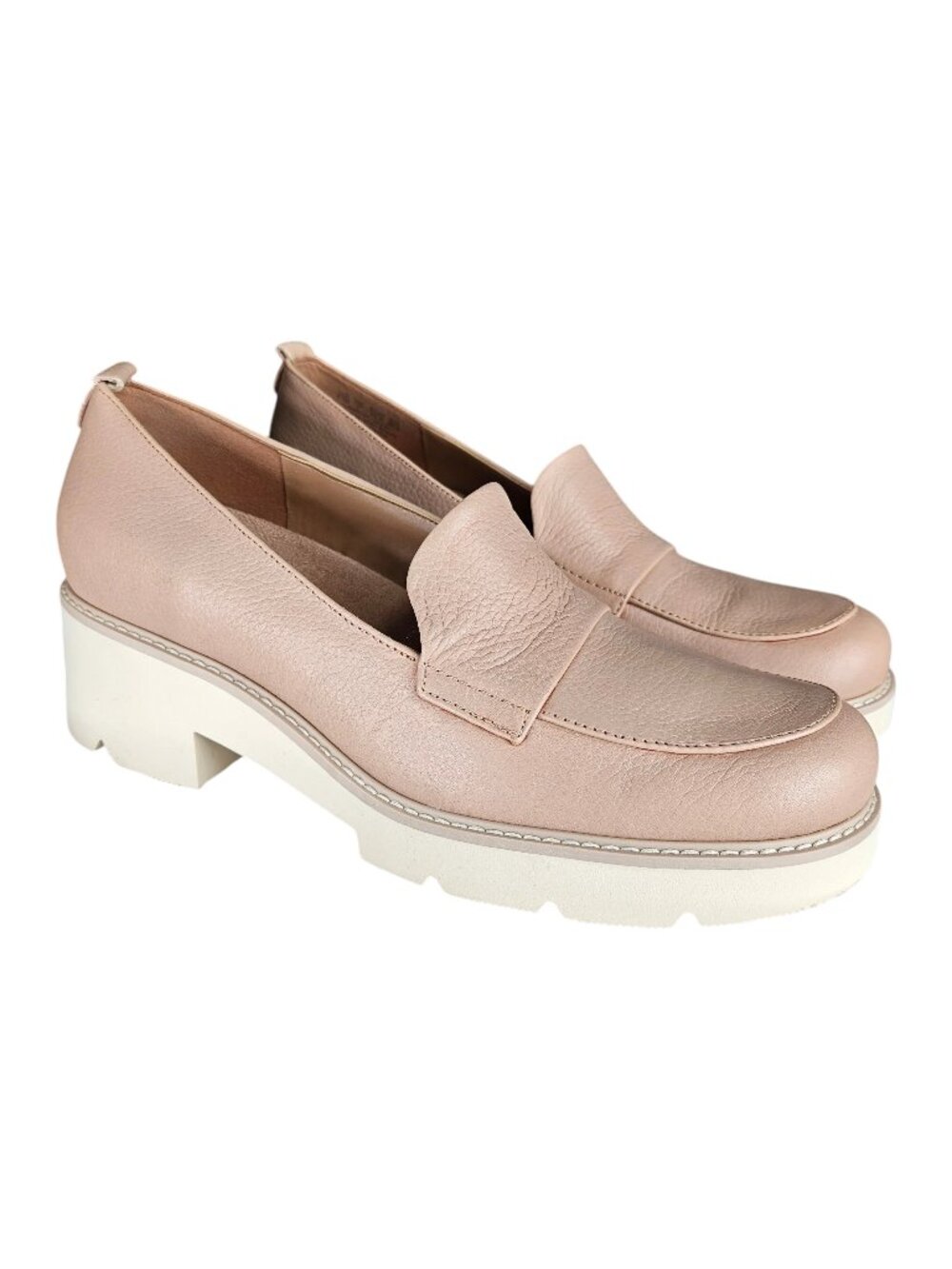 Naturalizer Darry Leather Chunky Lug Sole Loafer 9.5M, 90s Inspired, Preppy, NWT